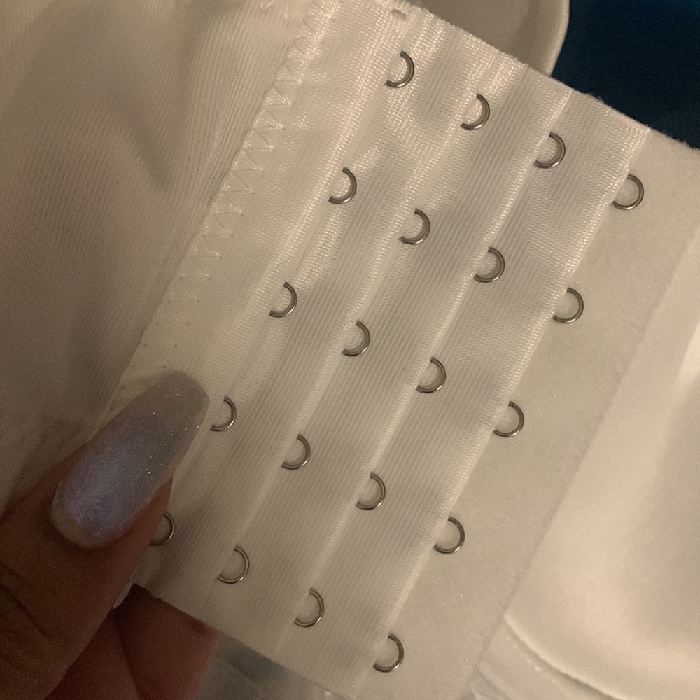 White Rhinestone Top (custom-made) - Picture 6 of 7